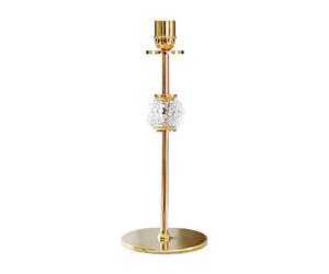 Hilke Collection Candelabro Alba 30 cm latón macizo y vidrio