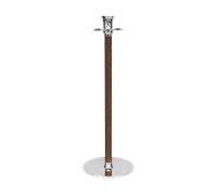 Hilke Collection Portavelas Alto Basso 30 cm Latón niquelado