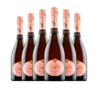 Hill Cuvée Panot Brut Cava Joven 75 cl Espumoso rosado (Caja de 6 Botellas de 75 cl)