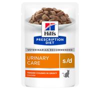 Hill´s Prescription Diet s/d Urinary Care Pollo Gato Sobres 12 x 85 gr