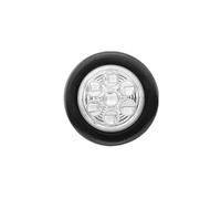 HILLAR luz trasera de motocicleta Luces Laterales Para Camión De 7 LED, 12 V/24 V, LED Posición, Luz Trasera Redonda Para Remolque, Camión, RV, UTE, UTV Motocicleta Luz Trasera(12V White)