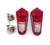 HILLAR luz trasera de motocicleta Para Polaris Para Sportsman 500 2005-2013 700 2005-2007 800 2005-2014 ATV UTV 1 Par Luces Traseras Freno Y Parada Motocicleta Luz Trasera(Red White)