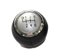 HILLAR Pomos para Palanca De Coche para Toyota para Verso 2009-2013 Palanca Cambios Manual Cubierta La Perilla Cambio Sobrecubierta(6 Speed Silver knob)