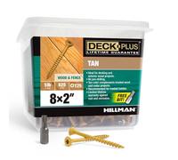 Hillman cierres 48414 5 lb 2 x 8 marrón cubierta tornillo