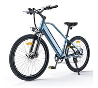 HillMiles MileTrail1 26" Bicicleta Electrica para Adultos, Autonomia 100km, 36V 13AH Bateria Extraible, Velocidad 25KM/H, Mountain E-Bike (Azul)