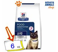 Hills Comida Para Gatos Prescription Diet Z/D Original Pienso 1.5/6 Kg