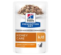 Hills Diet Feline k/d pollo (bolsita) (12x85 gr)