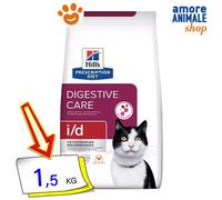 Hills Dieta Para Gatos Prescripción I/D Cuidado Digestivo Comida Seca 1,5/8 Kg