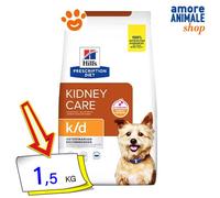 Hills Dieta Prescrita Para Perros K/D Original Comida Seco Para Perros 1,5/12 Kg