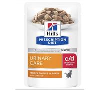 Hill's Feline C/D Urinary Stress Salmon Comida para Gatos - 85 gr