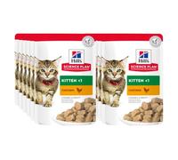 Hills Science Plan alimento húmedo gatitos sabor pollo - Bolsita - Pack 12 x bolsa de 85 gr