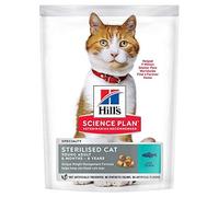 Hill's Feline Young Adult Sterilised Cat Tuna Comida para Gatos - 300 gr, Normal