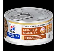 HILL'S HPD Feline K/D Mobility ESTOFADO Pollo VERDURA 24X 82G