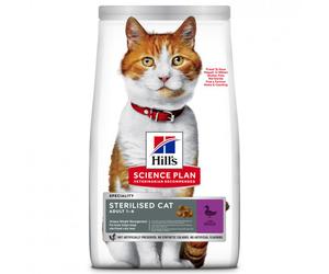 Hill's Joven Adulto Esterilizado - Pienso para gatos jóvenes esterilizados - Pato - Cantidad: 1,5 kg