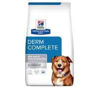 Hills Prescription Diet Derm Complete Pienso para perros con problemas de pelo y piel - Saco de 1,5 Kg