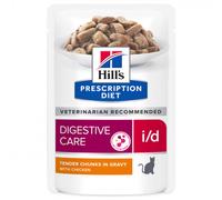 Hill's PD Digestive Care i/d - Alimento en salsa para gato con problemas digestivos - Pollo - Cantidad: 12 x 85 g