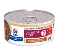 Hill's PD Digestive Care i/d Mini Stress - Alimento en salsa para perro pequeño para el cuidado digestivo - Pollo y vegetales - Cantidad: 24 x 156 g