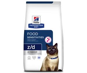 Hill's PD Food Sensitivities z/d - Pienso para gatos con sensibilidades alimentarias - Cantidad: 1,5 kg