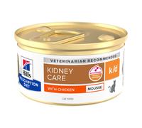 85 g Hill's Prescription Diet k/d Mousse de Pollo lata para gatos