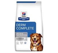Hills Prescription Diet Derm Complete Pienso para perros con problemas de pelo y piel - Saco de 1,5 Kg