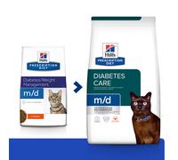 Hills Prescription Diet m/d alimento para gatos con Pollo - Saco de 3 Kg