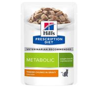 Hill's Prescription Diet Feline Metabolic (bolsita) - Pack 12 x Bolsa de 85 gr