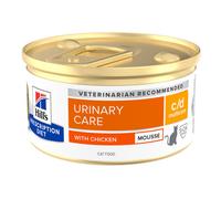 48 latas x 85 g Hill's Prescription Diet c/d Multicare Mousse de Pollo lata para gatos ¡Pack Ahorro!