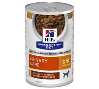 Hill's PD Urinary Care c/d Multicare - Alimento en salsa para perro para apoyar la salud urinaria - Pollo y verduras - Cantidad: 12 x 354 g