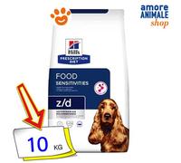 Hills Perro Receta Diet Z/D Food Sensitivities Alimentos Seco Perros 3/10 KG