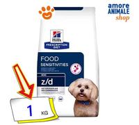 Hills Perro Receta Diet Z/D Mini Food Sensitivities Alimentos Seco Perros 1/6KG