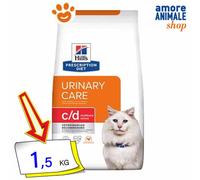 Hill's Prescription Diet c/d Urinary Stress Gato Pollo 1,5/3/8 Kg