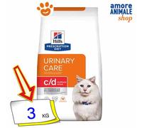Hill's Prescription Diet c/d Urinary Stress Gato Pollo 1,5/3/8 Kg