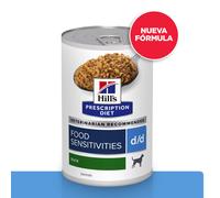 Hill's Prescription Diet d/d Food Sensitivities Pato Perro Latas 12 x 370 gr