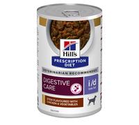 Hills Prescription Diet i/d Low Fat alimento húmedo para perros Estofado con sabor a Pollo y Verduras - lata - Lata de 354 gr