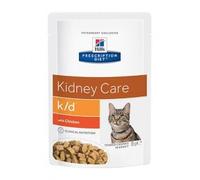 Hill's Prescription Diet Feline k/d pollo (bolsita)-Pack 12 x Bolsa de 85 gr