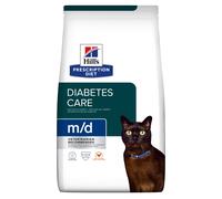 Hills Prescription Diet m/d alimento para gatos con Pollo - Saco de 3 Kg