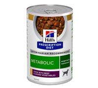 Hill's Prescription Diet Metabolic Weight Management Estofado Ternera y Verdura Perro Latas 354 gr