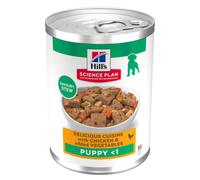 0.363 KG Hill's Science Plan Puppy Estofado con pollo y verduras lata para cachorros