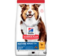 Hills Science Plan - Alimento para perros adultos mayores de 7 años con pollo (mediano) | 2,5 kg