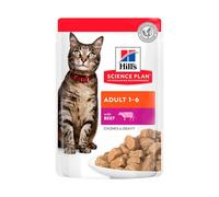 Hill's Science Plan Gato Adulto con Ternera Salsa Sobres 12 x 85 gr