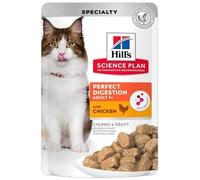 Hill´s Science Plan Gato Perfect Digestion con Pollo Salsa Sobres 12 x 85 gr