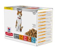 Hill's Science Plan Gato Sterilised Cat Young Adult Multipack Salsa Sobres 12 x 85 gr