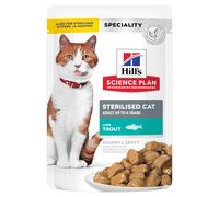 Hill's Science Plan Gato Sterilised Young Adult con Trucha Salsa Sobres 12 x 85 gr