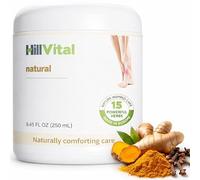 HillVital Terapia articular y muscular: crema para aliviar el dolor muscular, crema de alivio del dolor articular para cuello, manos, pies, espalda, fricción corporal no grasosa, alivio muscular