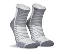 Hilly Activo-Tobillera-Min Calcetines para Correr, Unisex, Blanco/Gris, S
