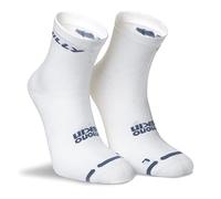 Hilly Activo-Tobillera-Sin amortiguación Calcetines para Correr, Blanco/Gris, S Unisex Adulto