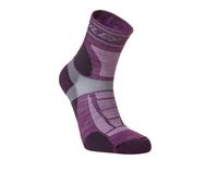 Hilly trail calcetín tobillero para Mujer calcetines (Medium Cushioning) | EU M in Blackberry/Grey