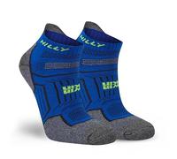 Hilly, Twin Skin, Anti ampollas - Socklet - Med Cushioning, cobalto/gris jaspeado, M