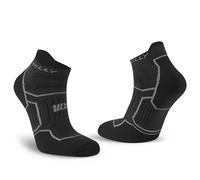 Hilly, Twin Skin, Anti Blister- Socklet - Med Cushioning, negro/antracita, L