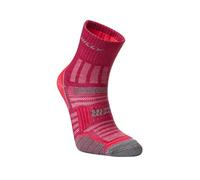 Hilly Twin Skin-Tobillera-Amortiguación mínima Calcetines para Correr, Magenta/Gris Marga, S Unisex Adulto